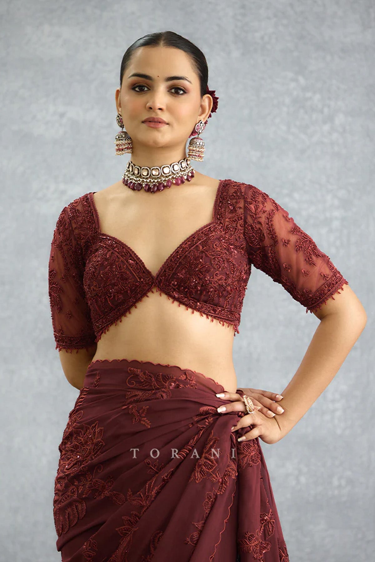 Laalima Pankhuri Blouse