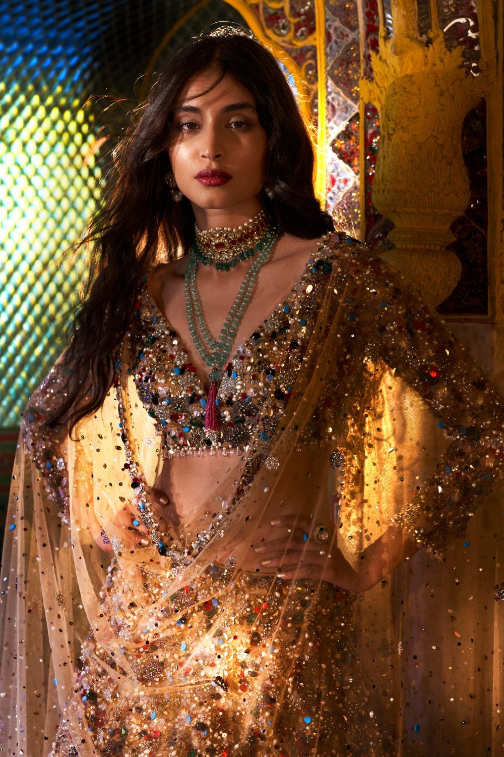 Jewelled Lehenga Set