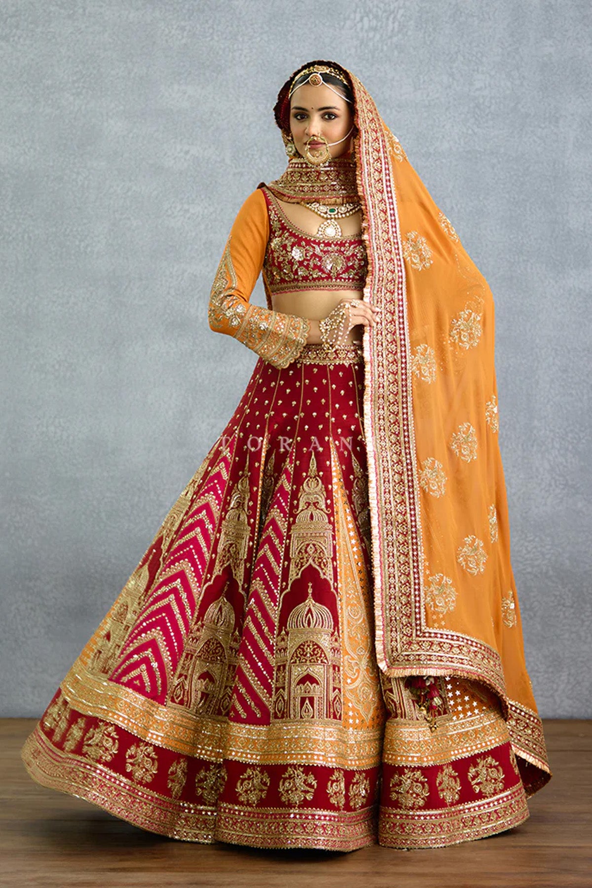 Zehra Zafrani Misba Lehenga Set