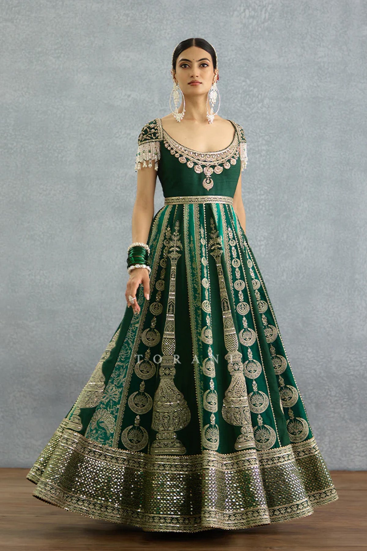 Yashm Azeeza Anarkali Set