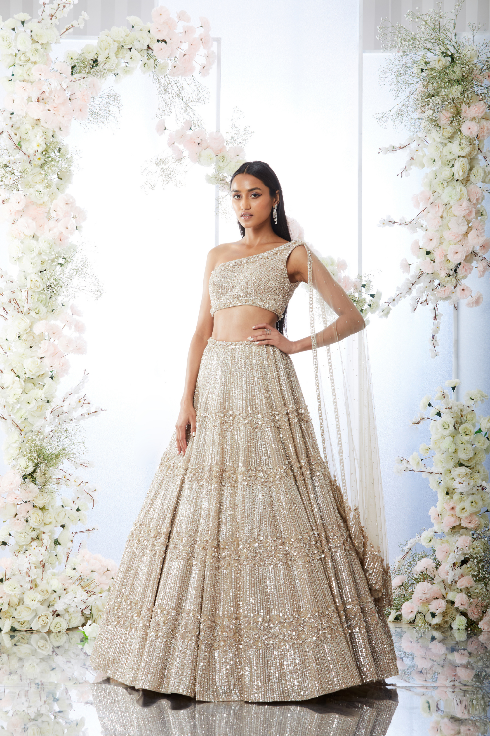 Champgane Sequin Lehenga Set