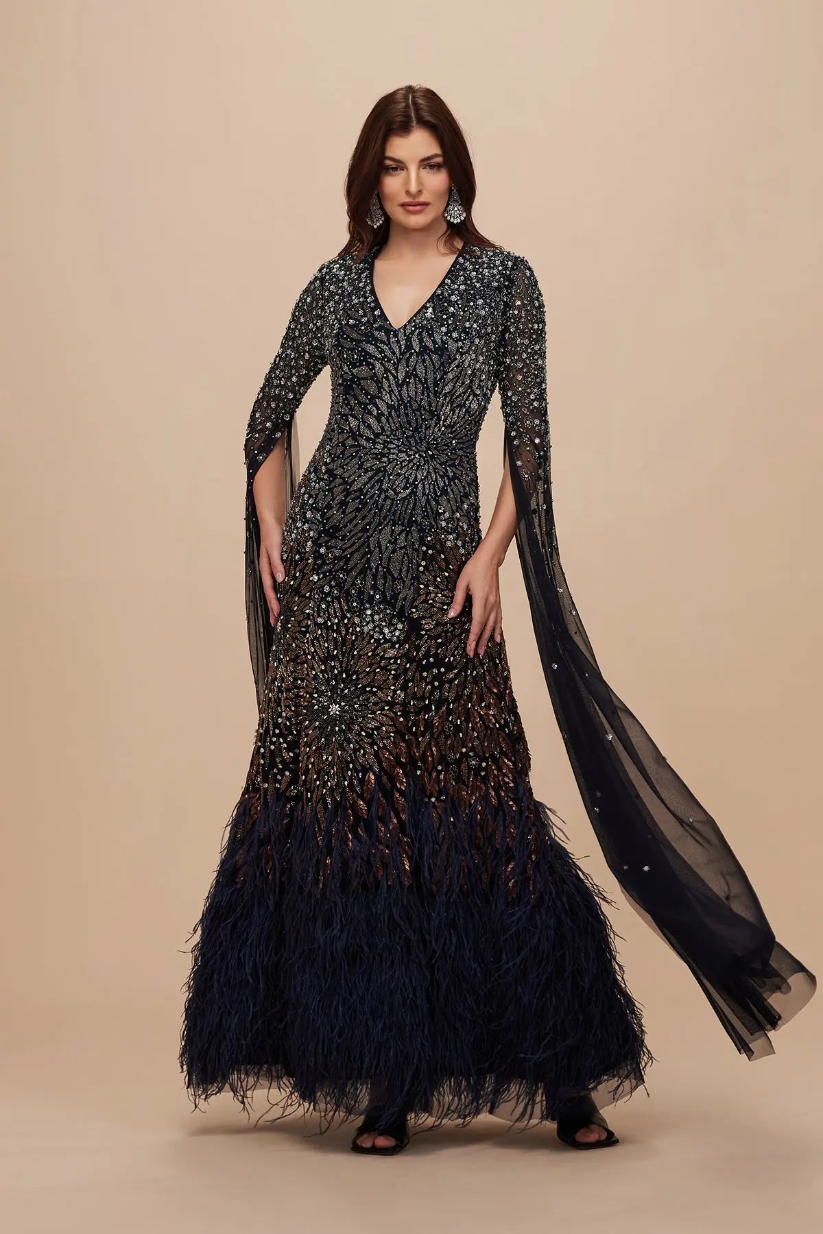 STAR GAZING DRESS - NAVY BLUE DRESSES