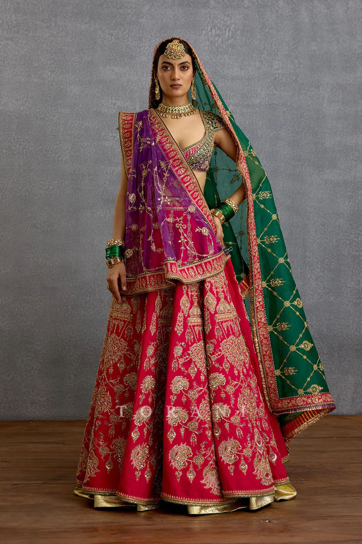 Gul-Rang Malika Lehenga Set