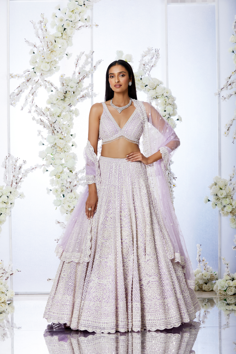 Mithila Palkar In Lavender Lehenga Set