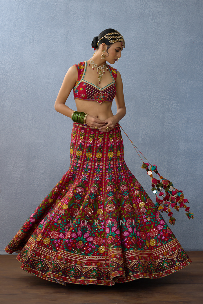 Dil Surkh Anjani Lehenga Set