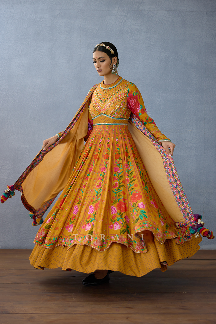 Dil Seher Zareen Anarkali Set