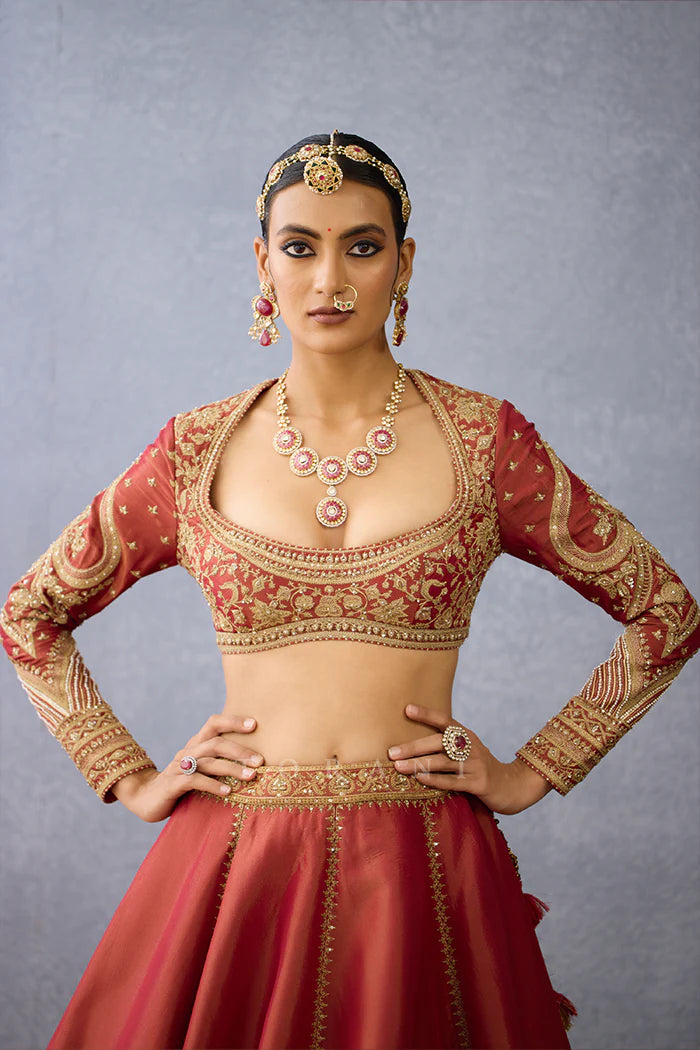 Gerua Subhi Lehenga Set