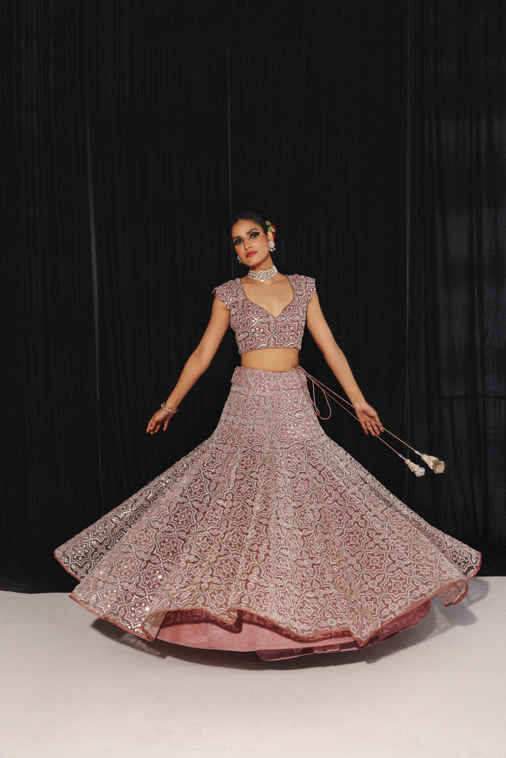 Conical Lehenga Set