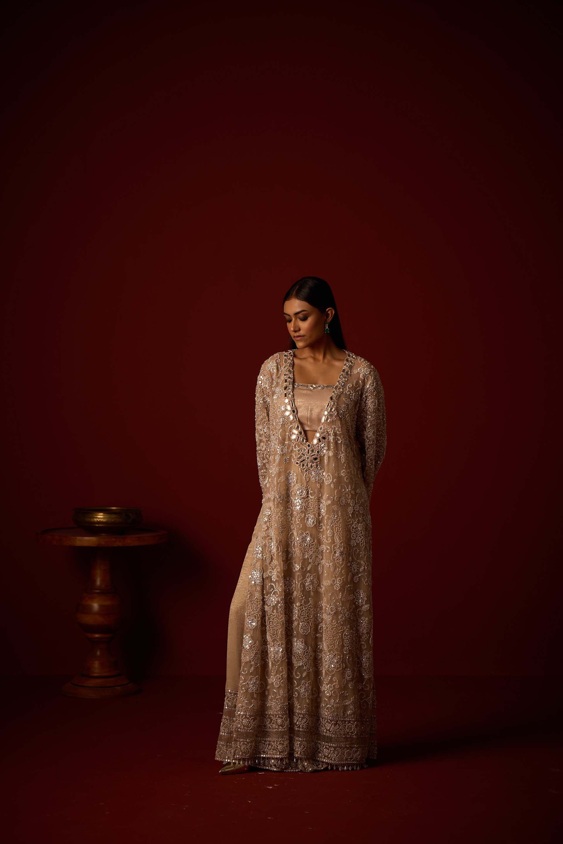 Deep V Neck Kaftan