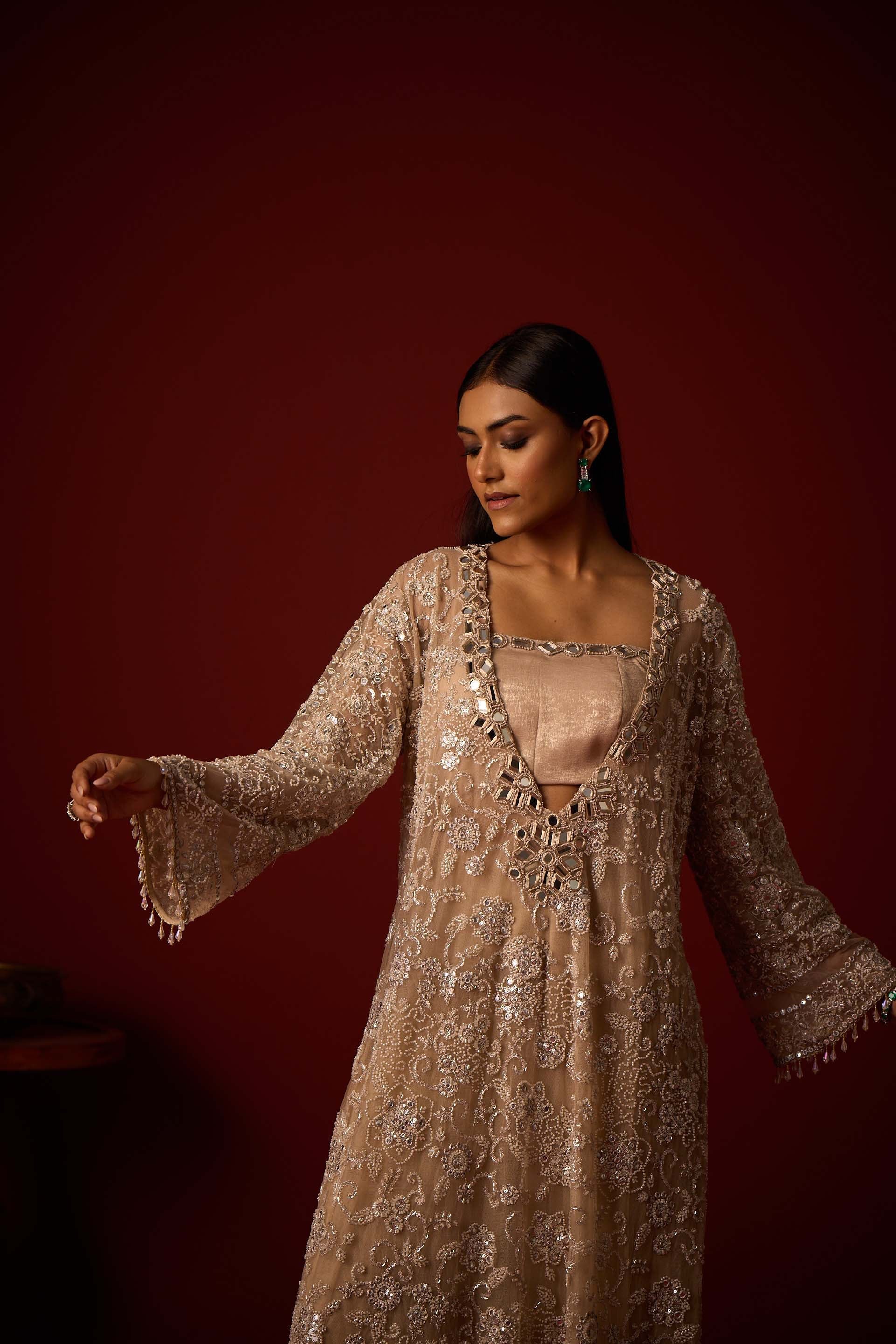 Deep V Neck Kaftan
