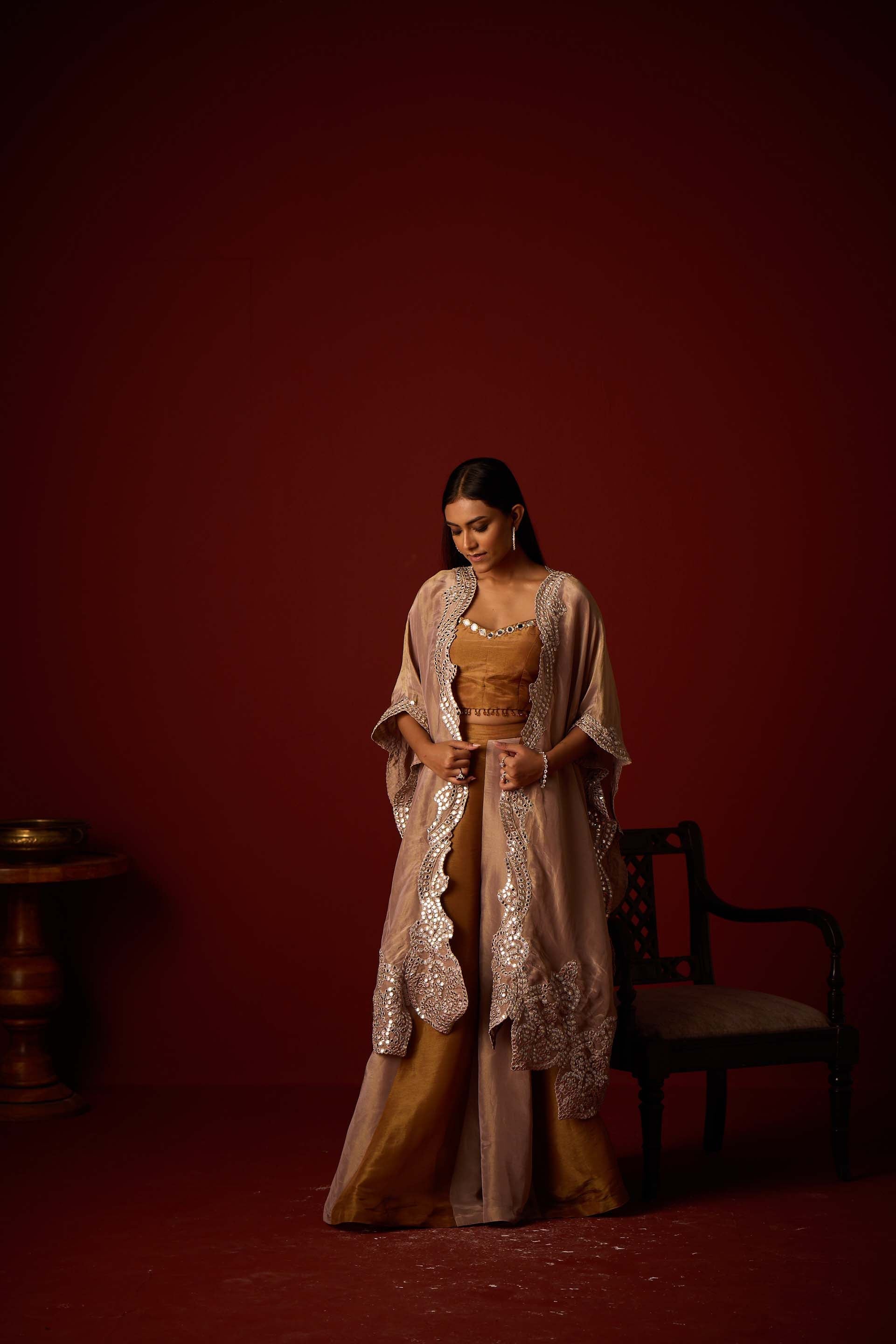 Panelled Tissue Palazzos