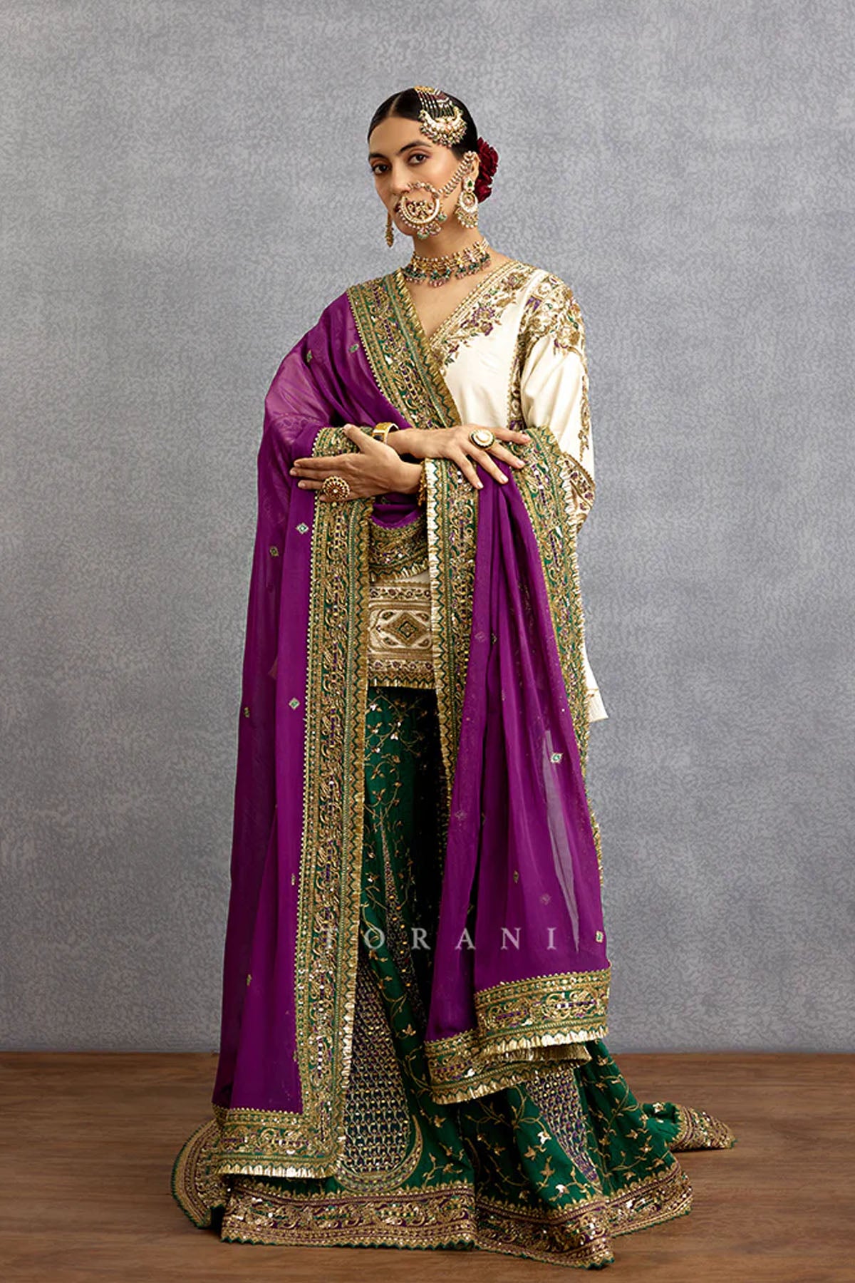 Rangini Sabeena Sharara Set