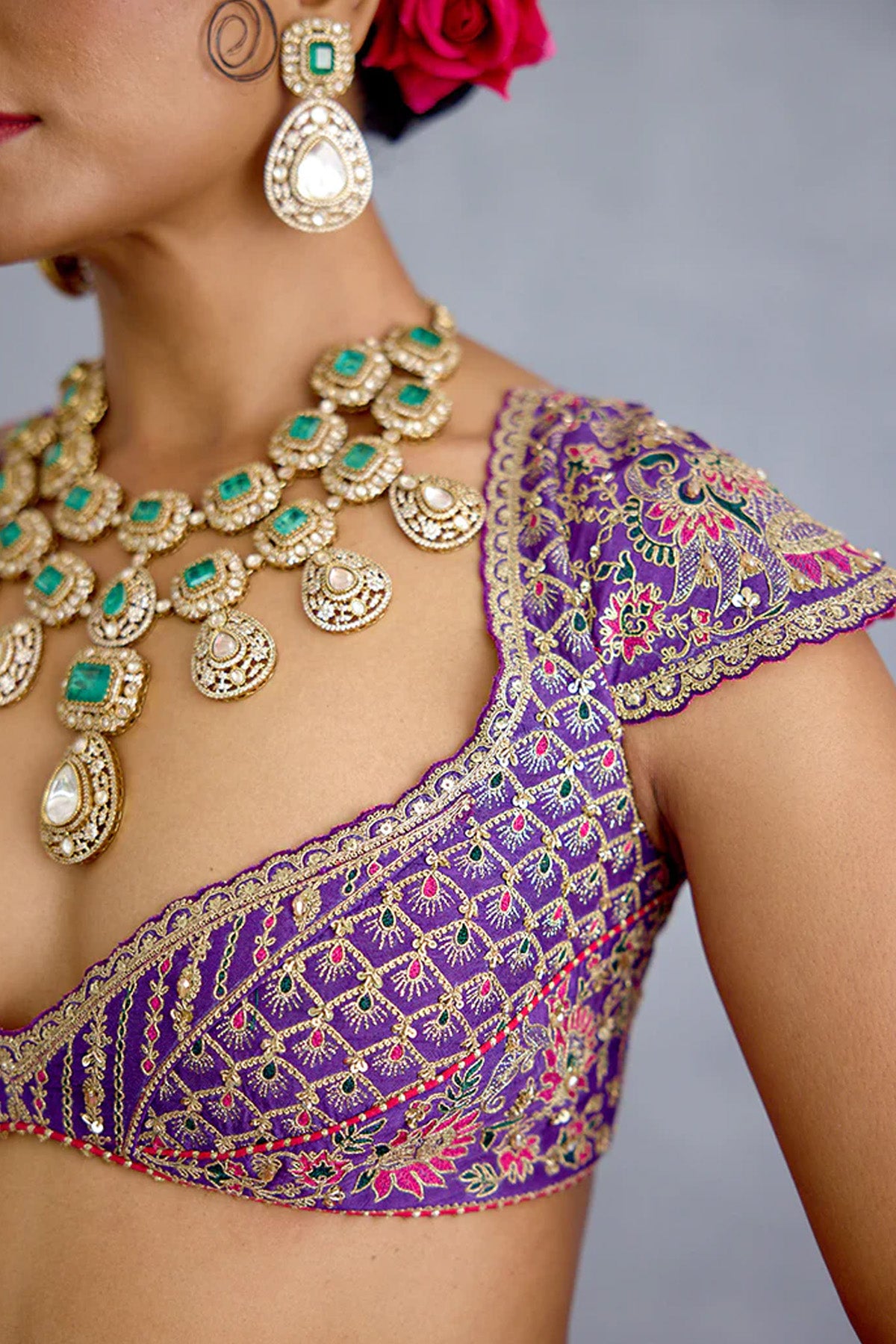 Banafsha Leisha Blouse