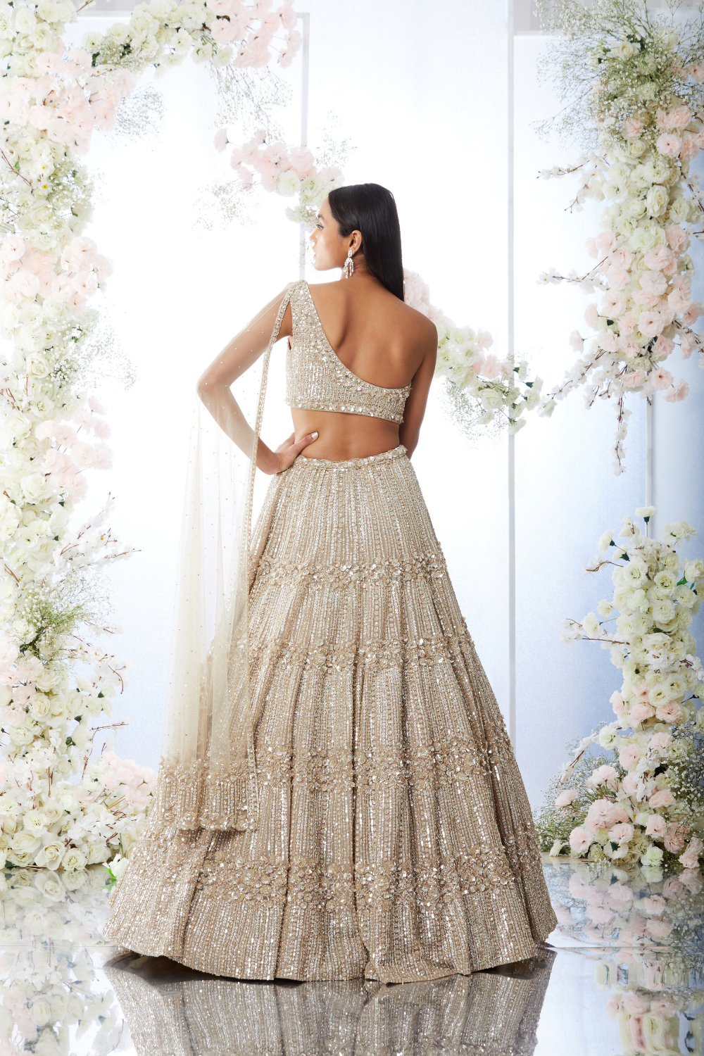 Champgane Sequin Lehenga Set