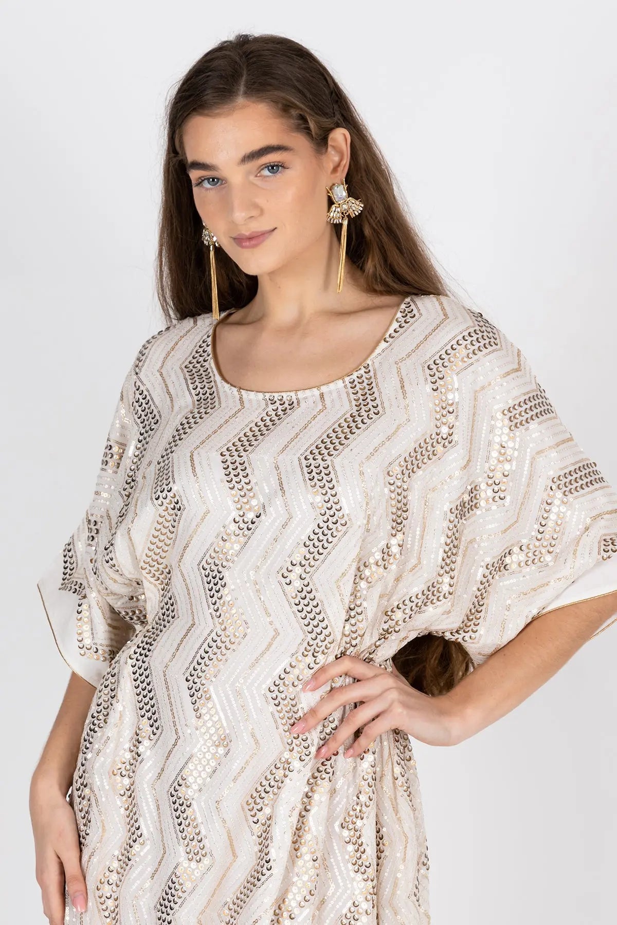 AMALIA IVORY KAFTAN DRESSES