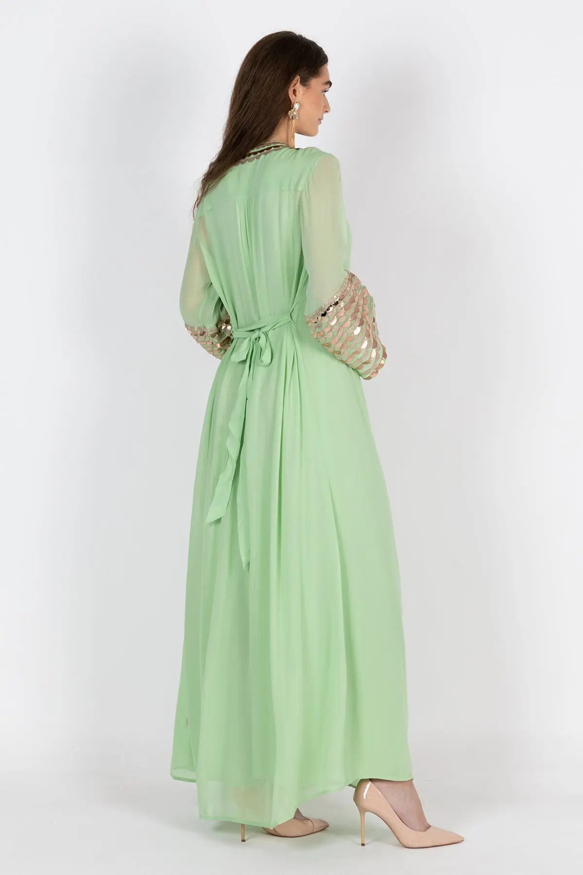 SCALA - Z  LIGHT GREEN DRESSES