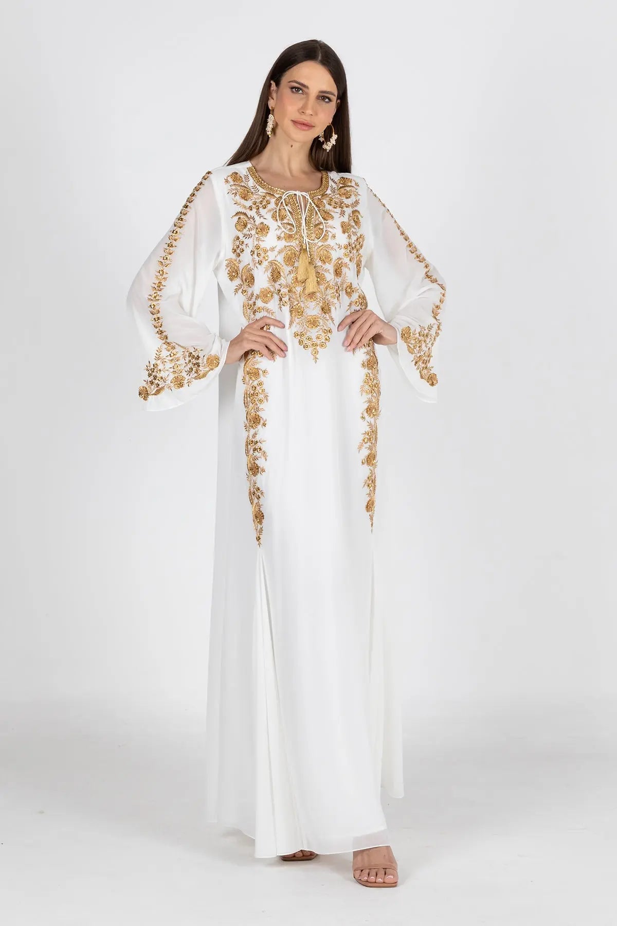 KLARA IVORY KAFTAN DRESSES