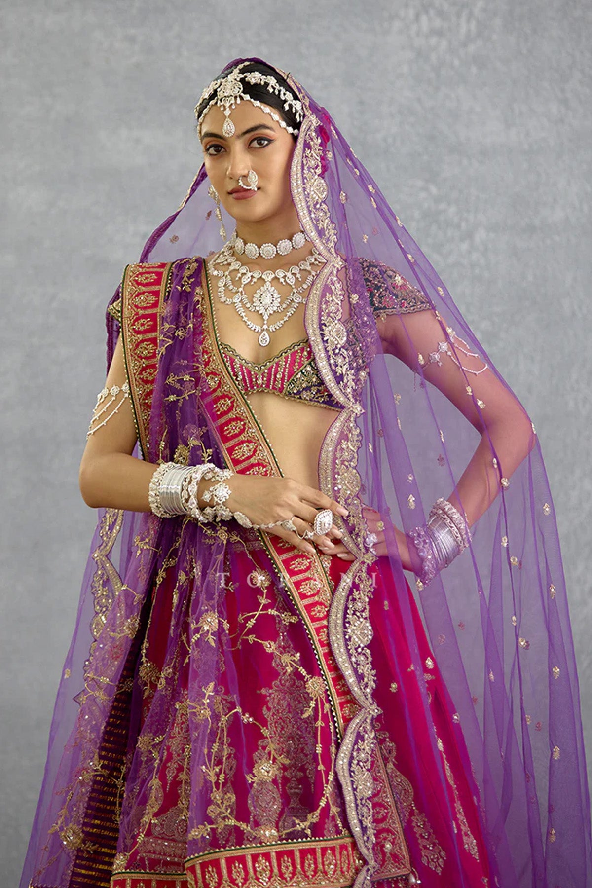 Gul-Rang Malika Lehenga Set