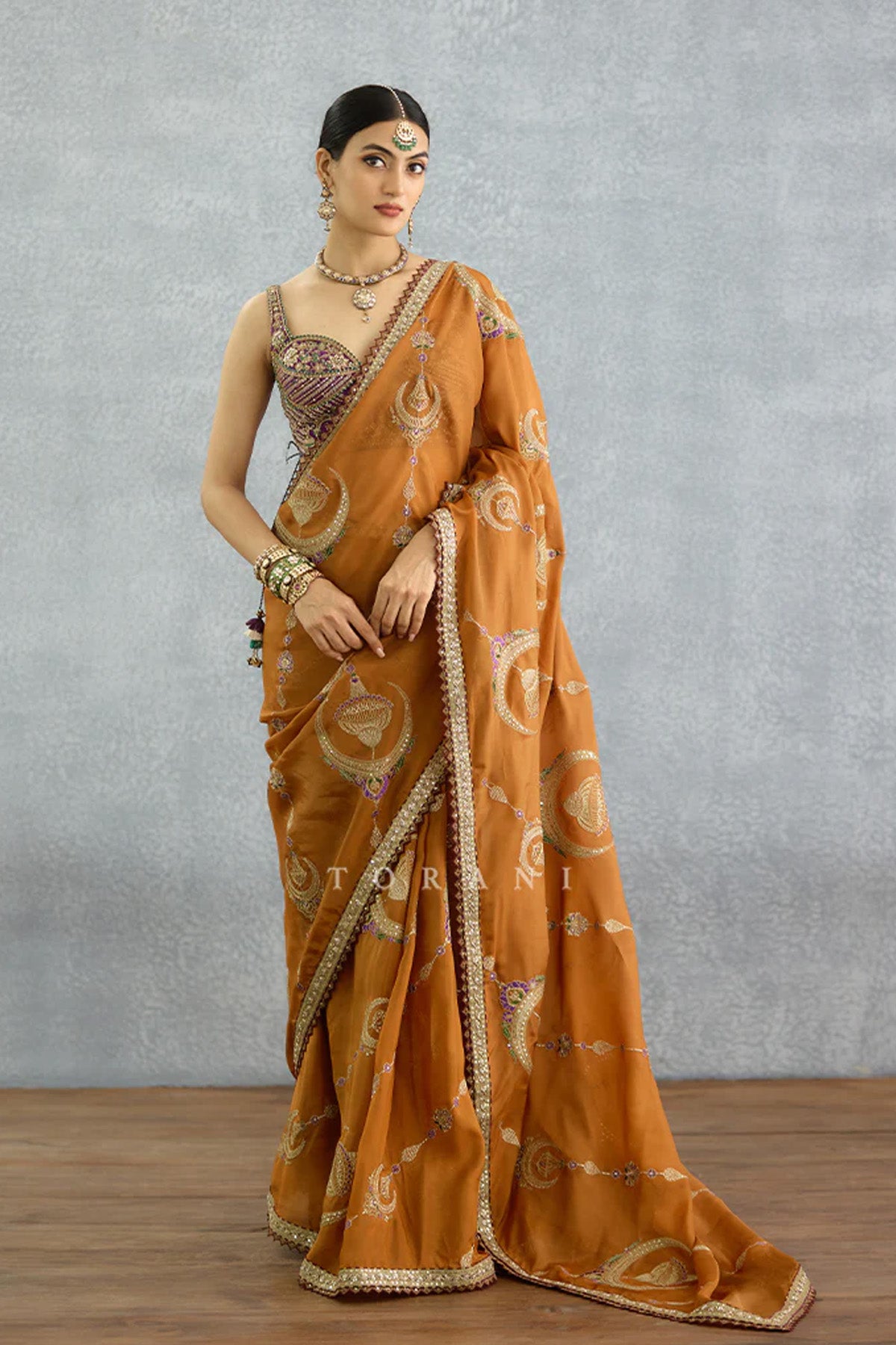 Nuraan Rangsaaz Omaira Saree Set