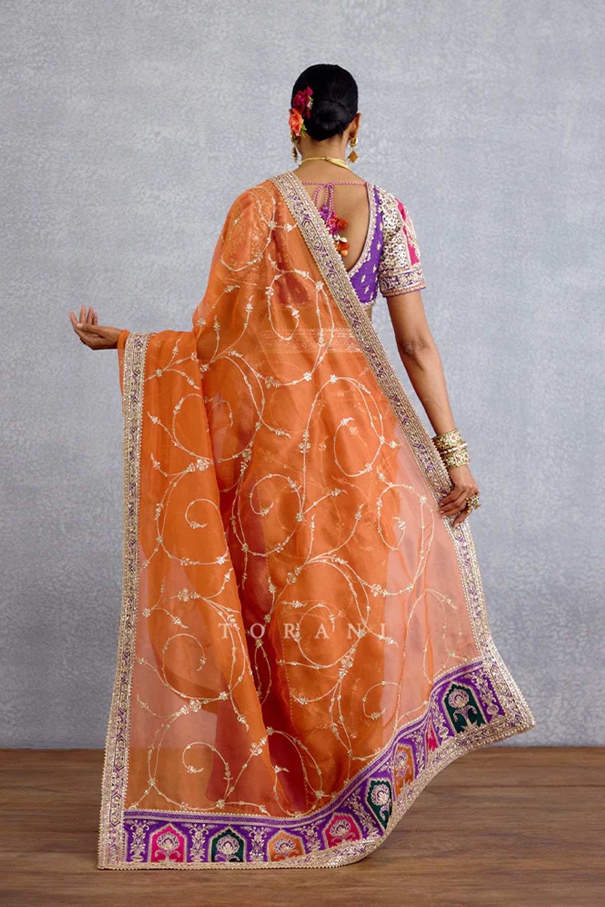 Zafrani Irfa Saree