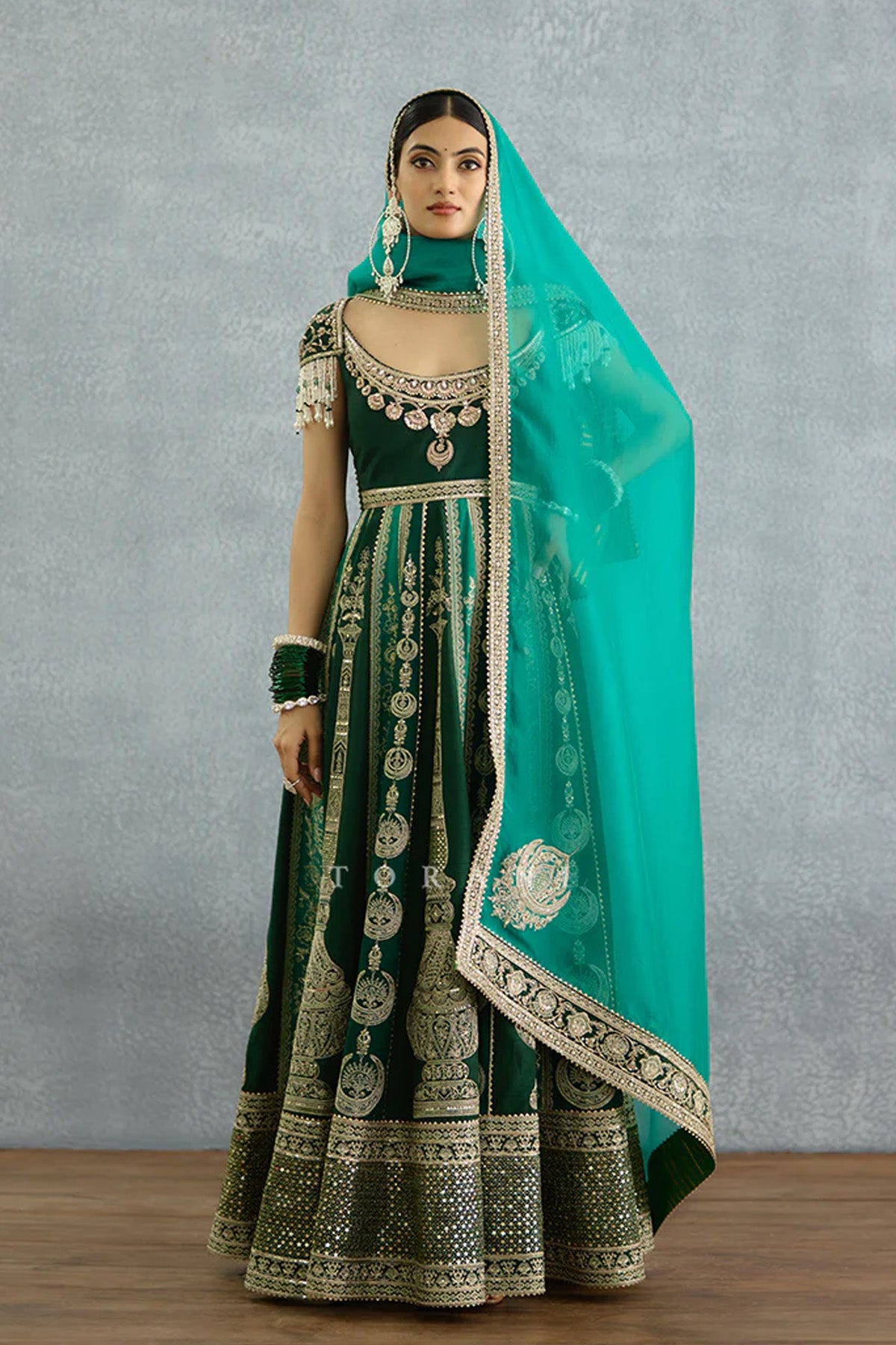 Yashm Azeeza Anarkali Set