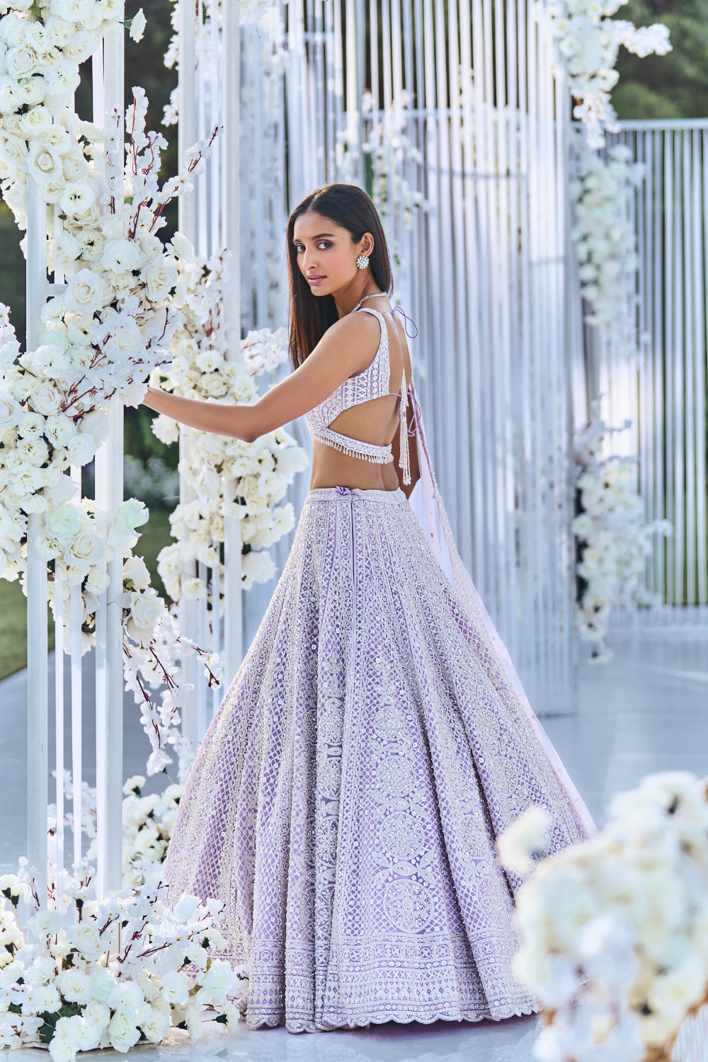 Lavender Lehenga Set