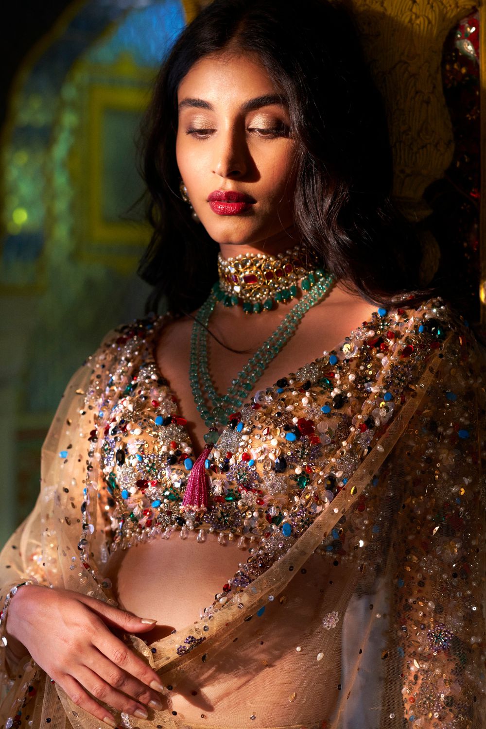 Jewelled Lehenga Set