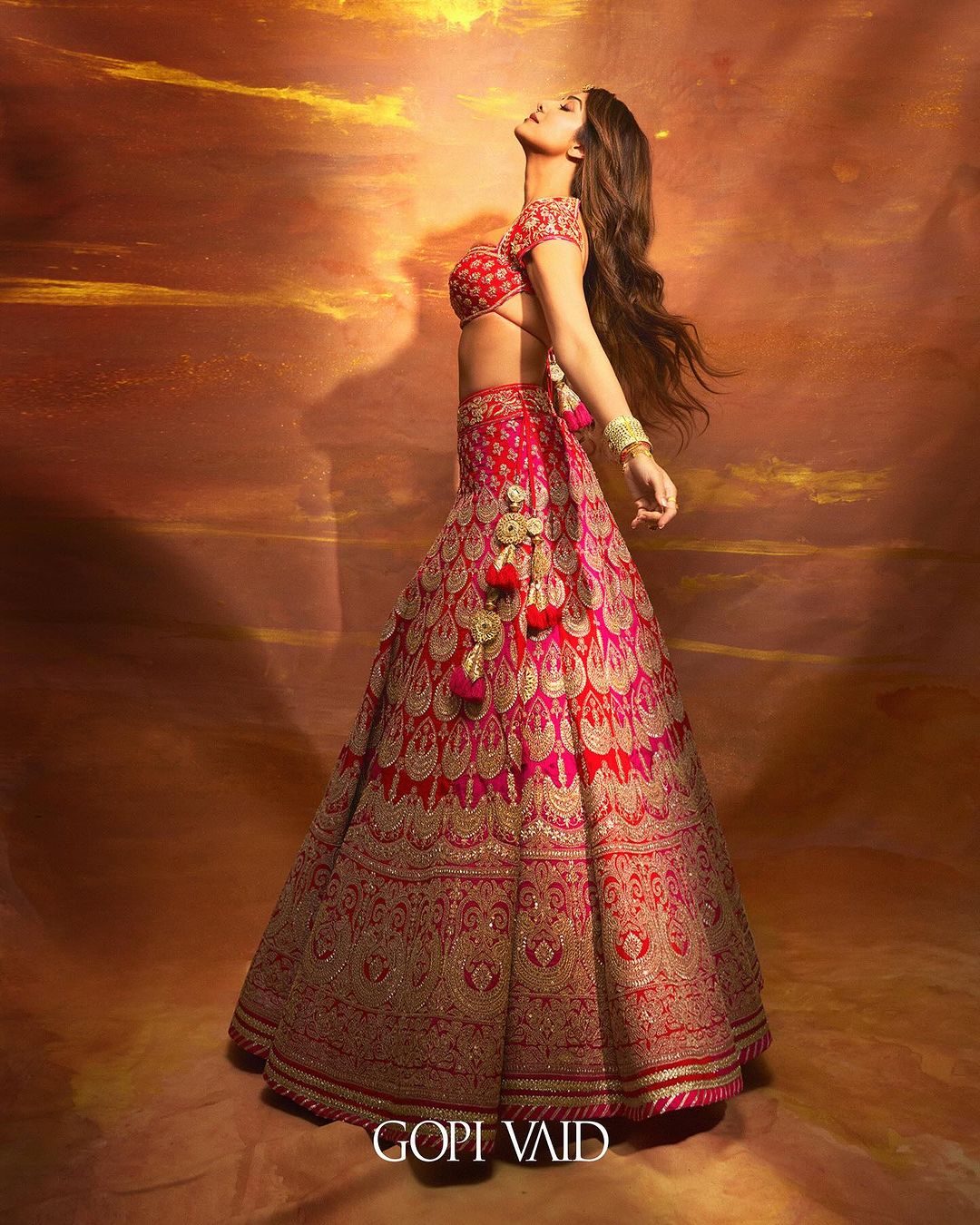 Shilpa Shetty Golconda lehenga set