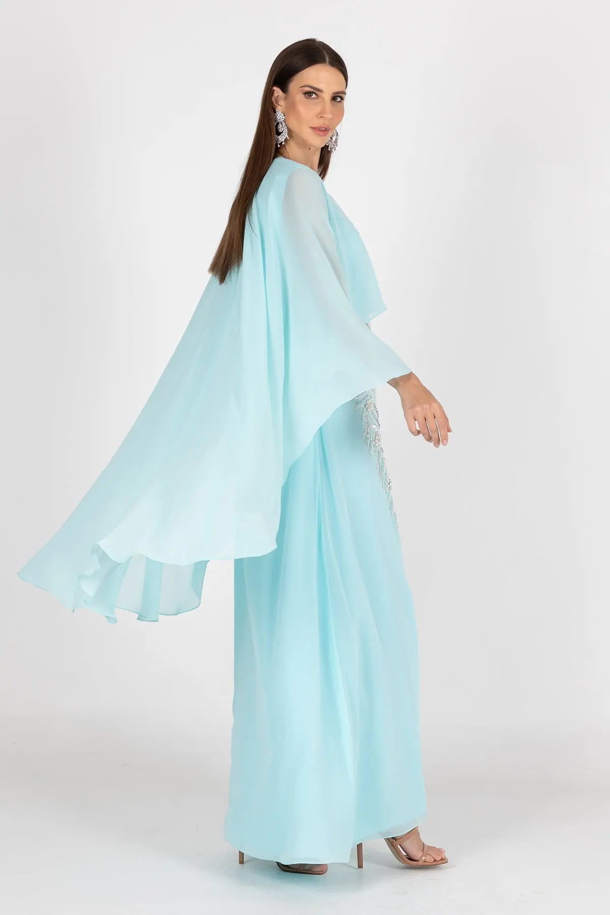 MAYA CAPE DRESS DRESSES