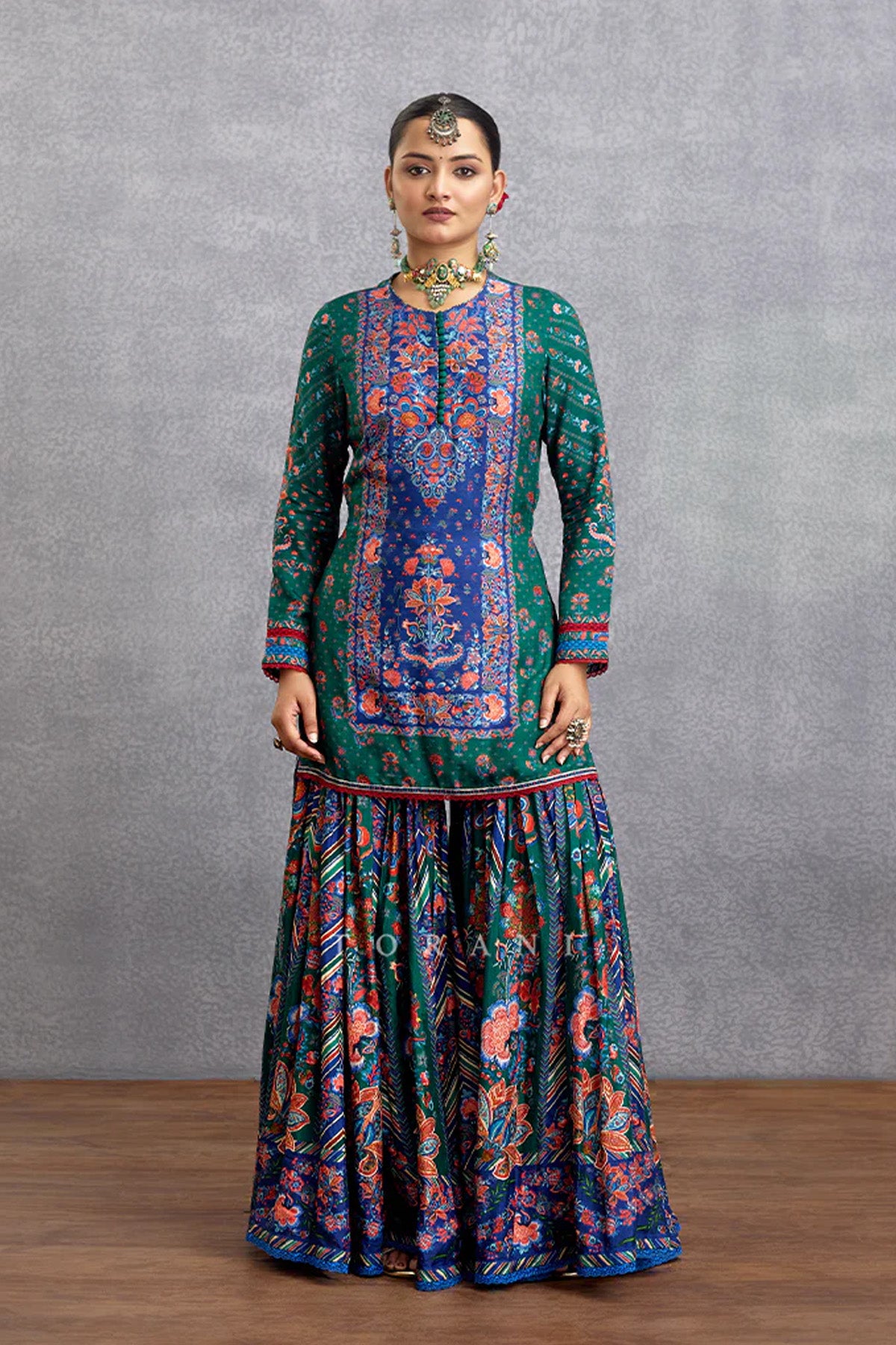 Mayurika Dakshaa Sharara Set