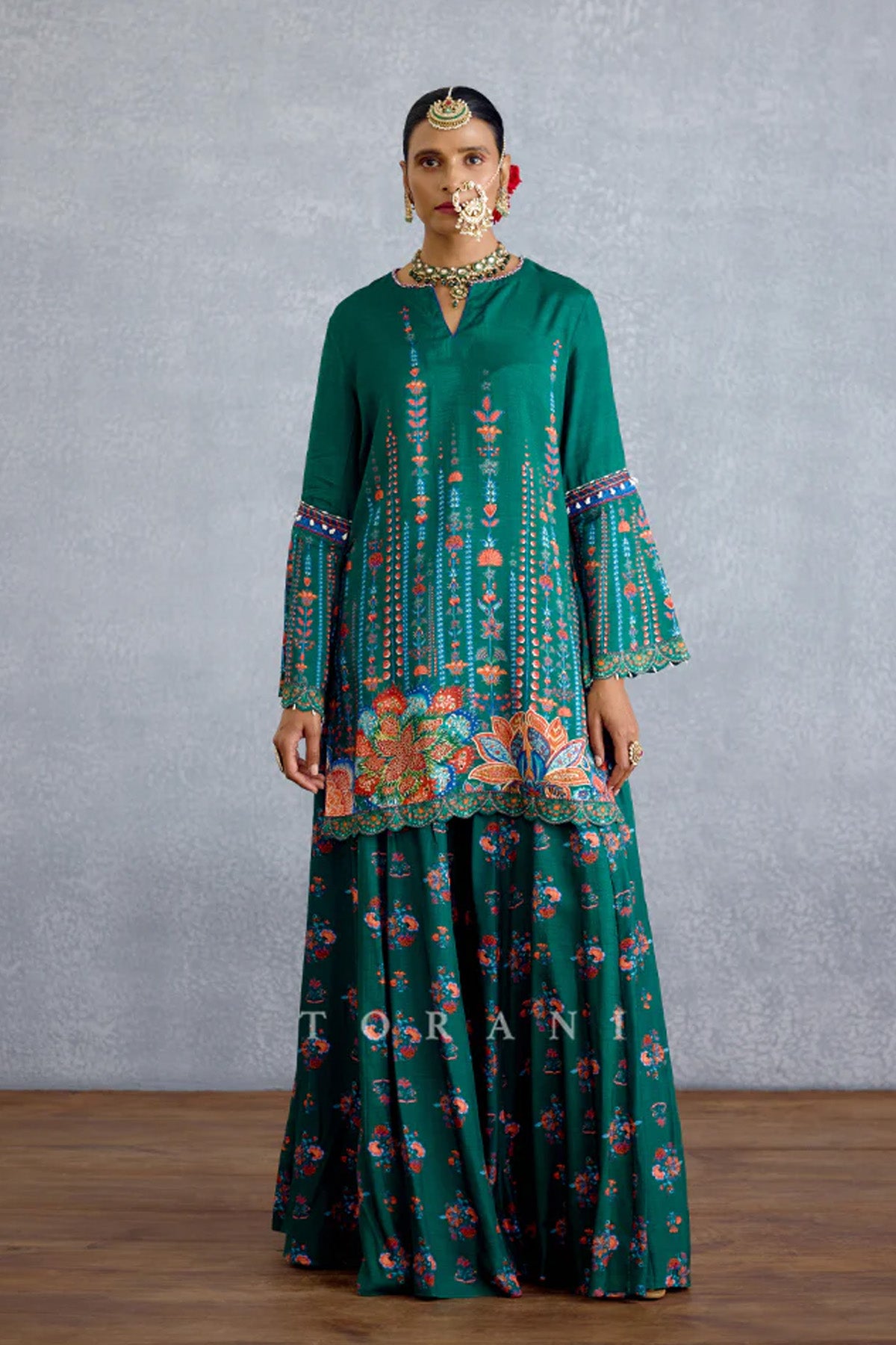 Mayurika Ajanta Gharara Set