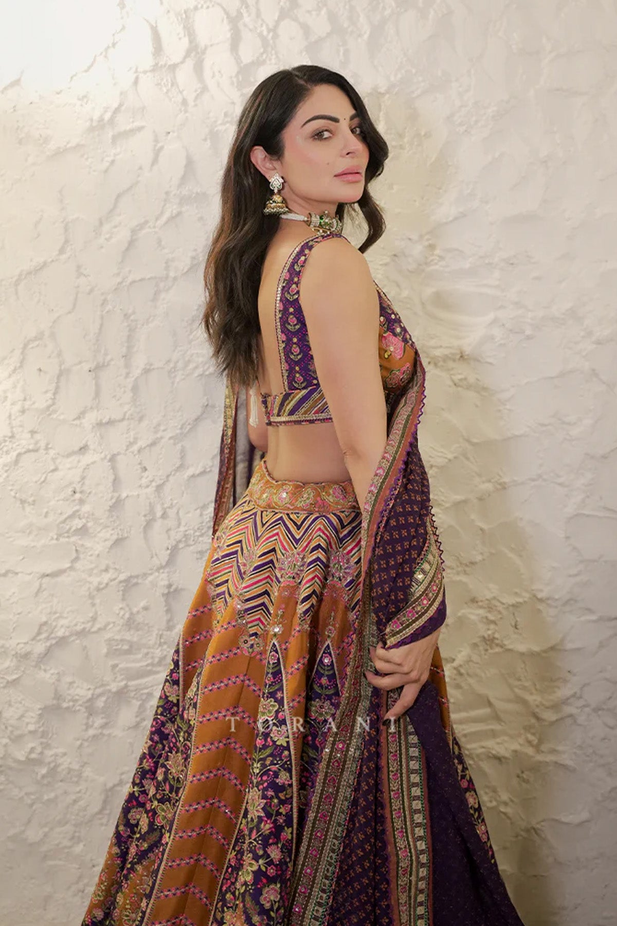 Neeru Bajwa in our Komudika Kaavya Lehenga Set