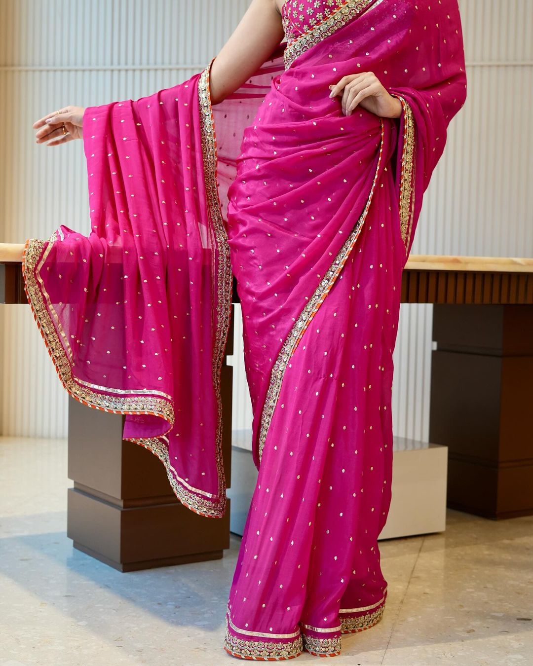 Paridhi Gulati  in Golconda Uzvi Saree Set