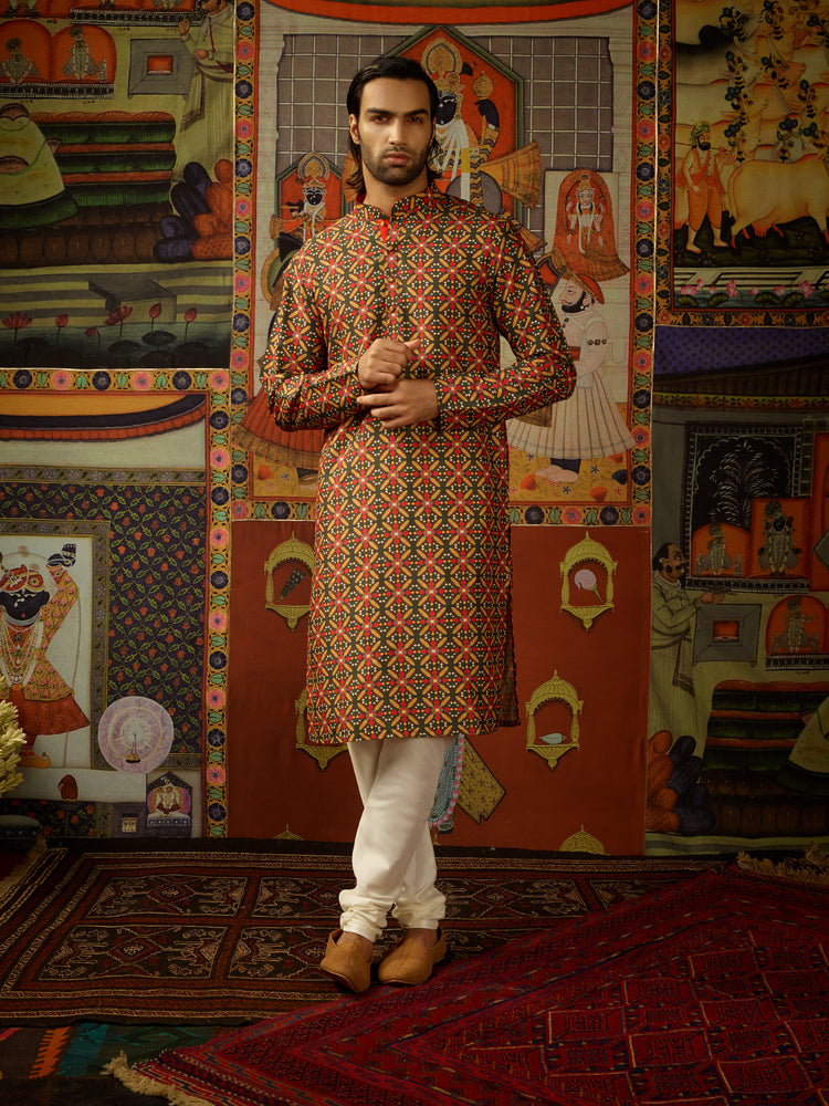 Adaab Kurta &amp; Churridar Set