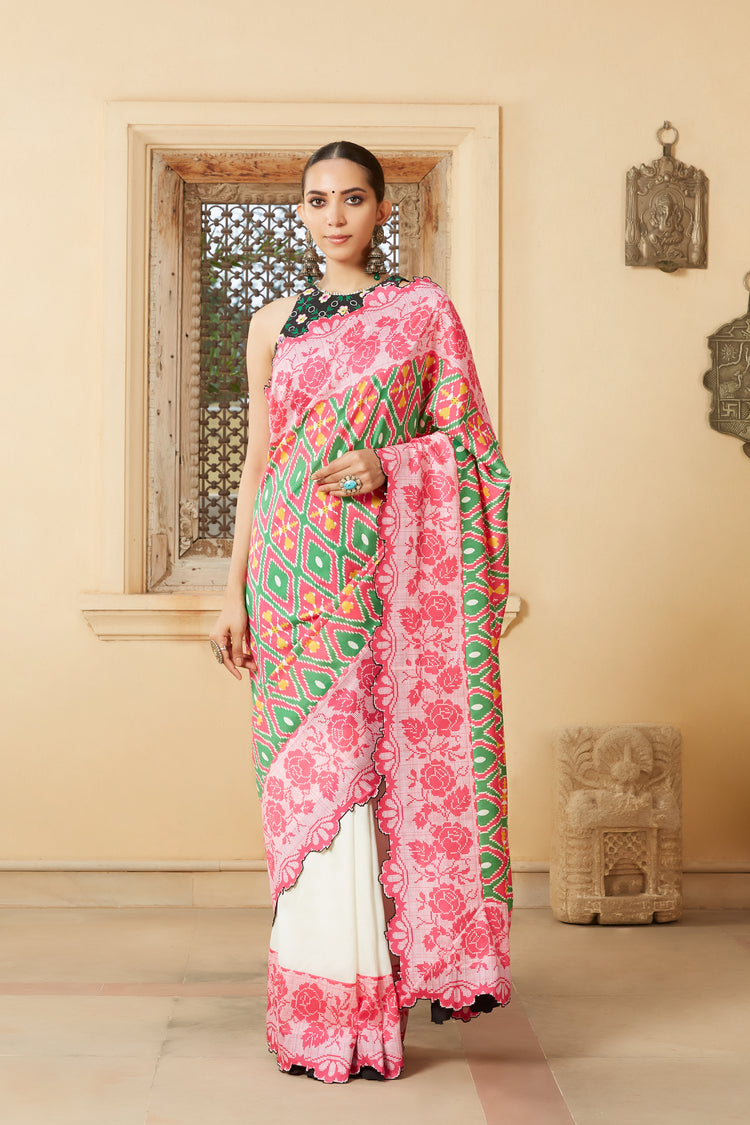 Gul Saree with Blouse