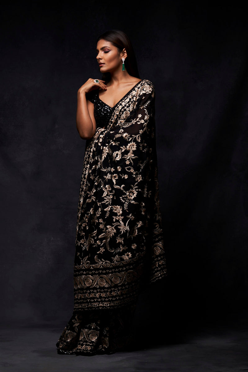 Black Ivory Saree