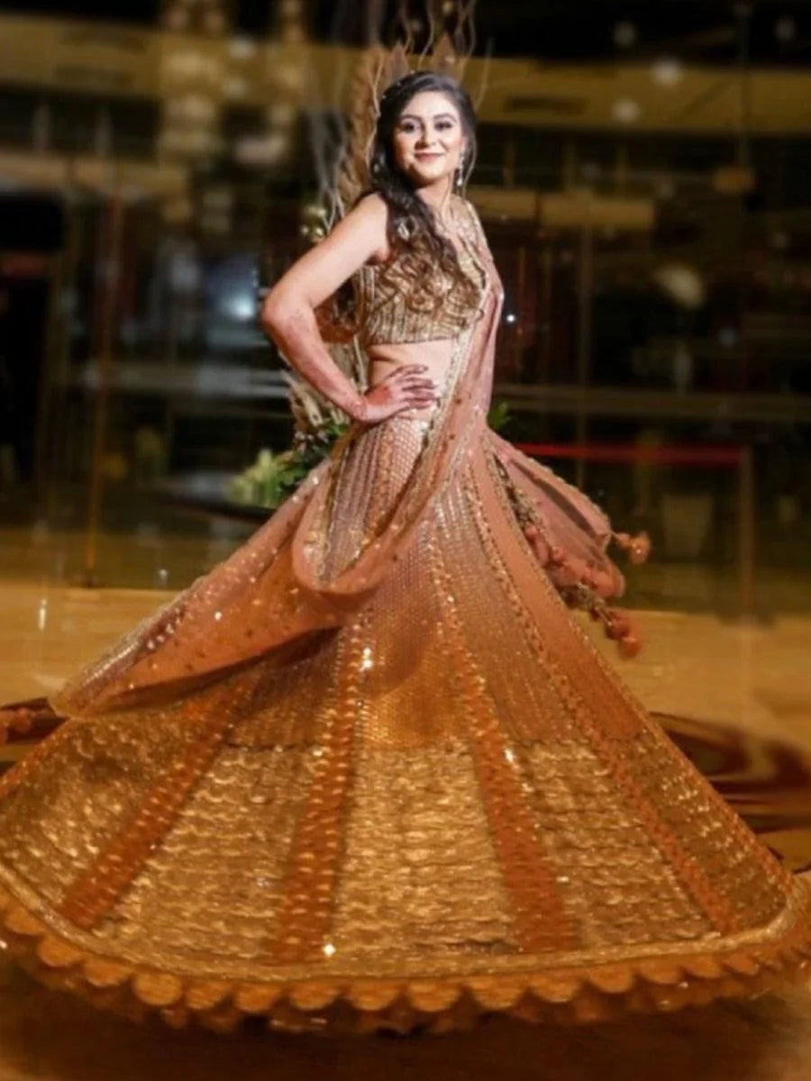 Georgette Lehenga RG