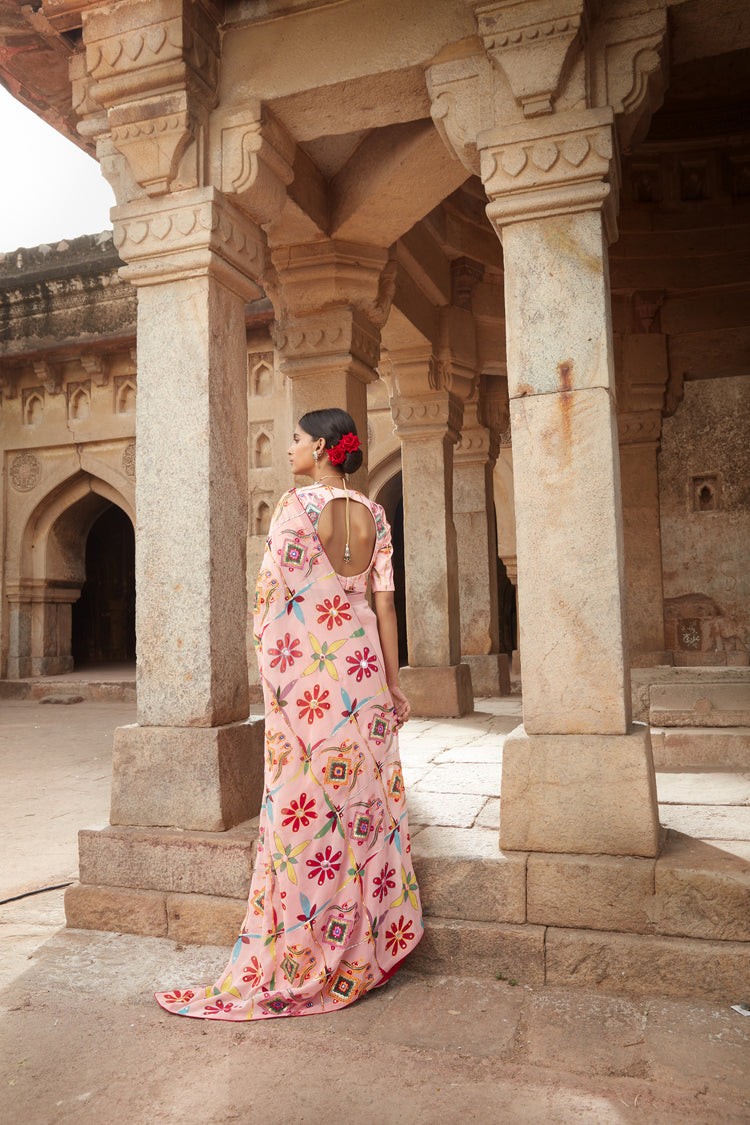 Gulaabo Sari with Blouse