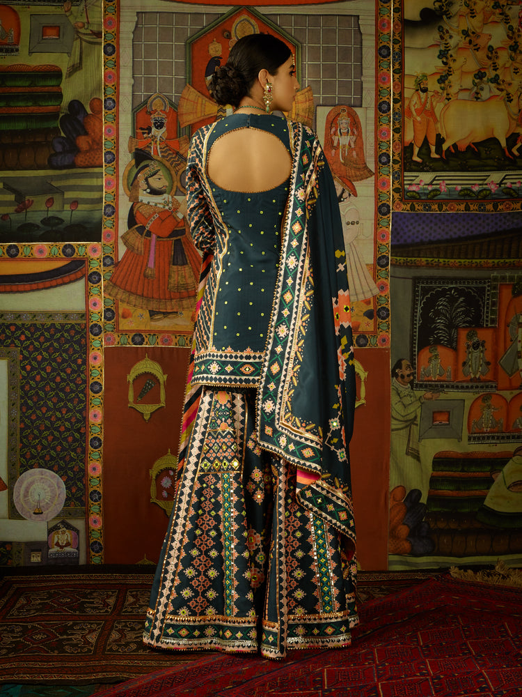 Nisargah Kurta with Garara