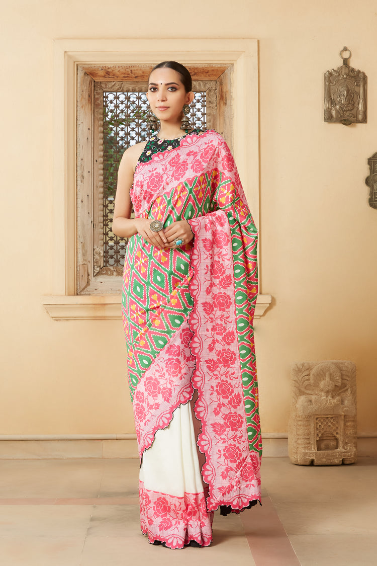 Gul Saree with Blouse