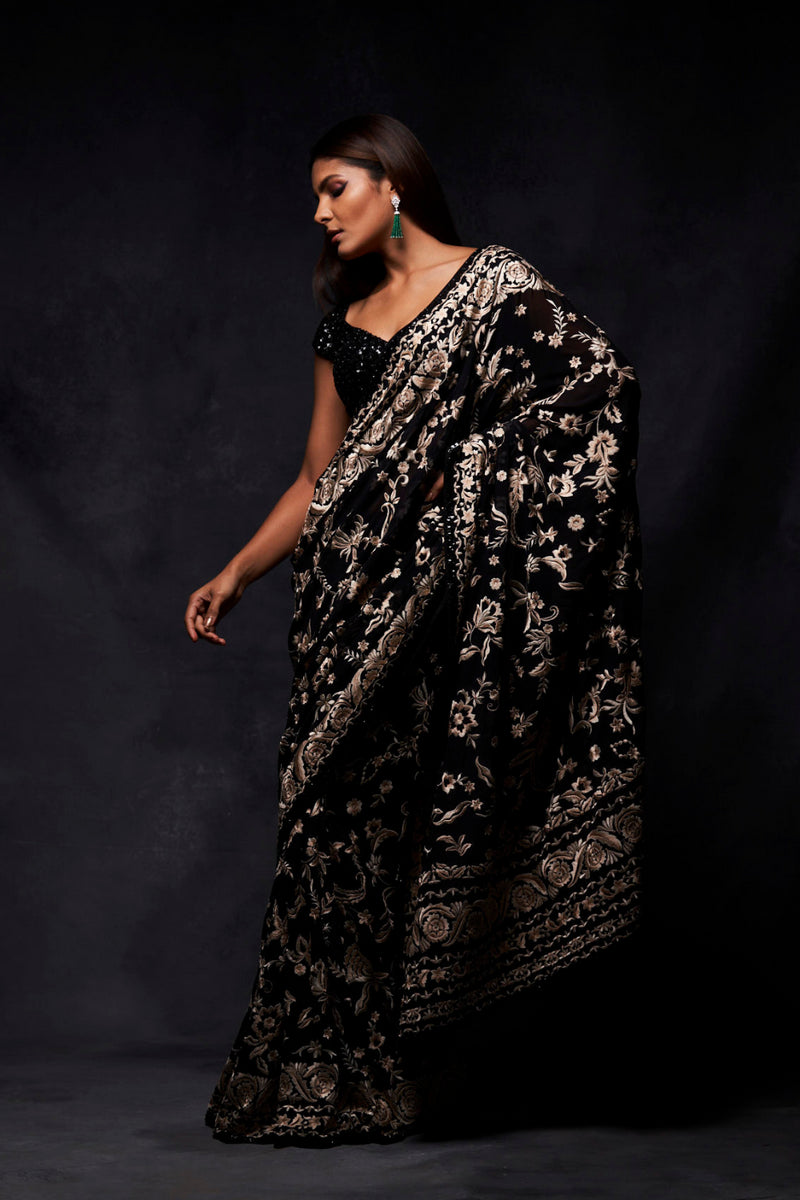 Black Ivory Saree