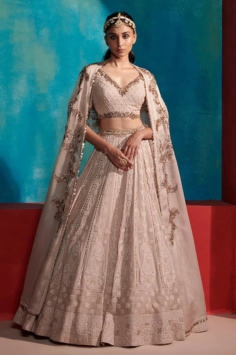 Elisiya Chikankari Lehenga Set