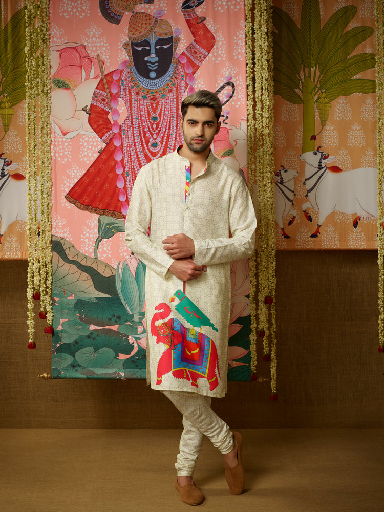 Airavat Kurta &amp; Churidar Set