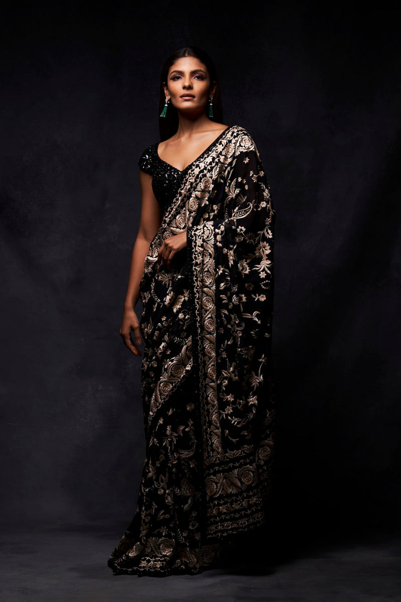 Black Ivory Saree