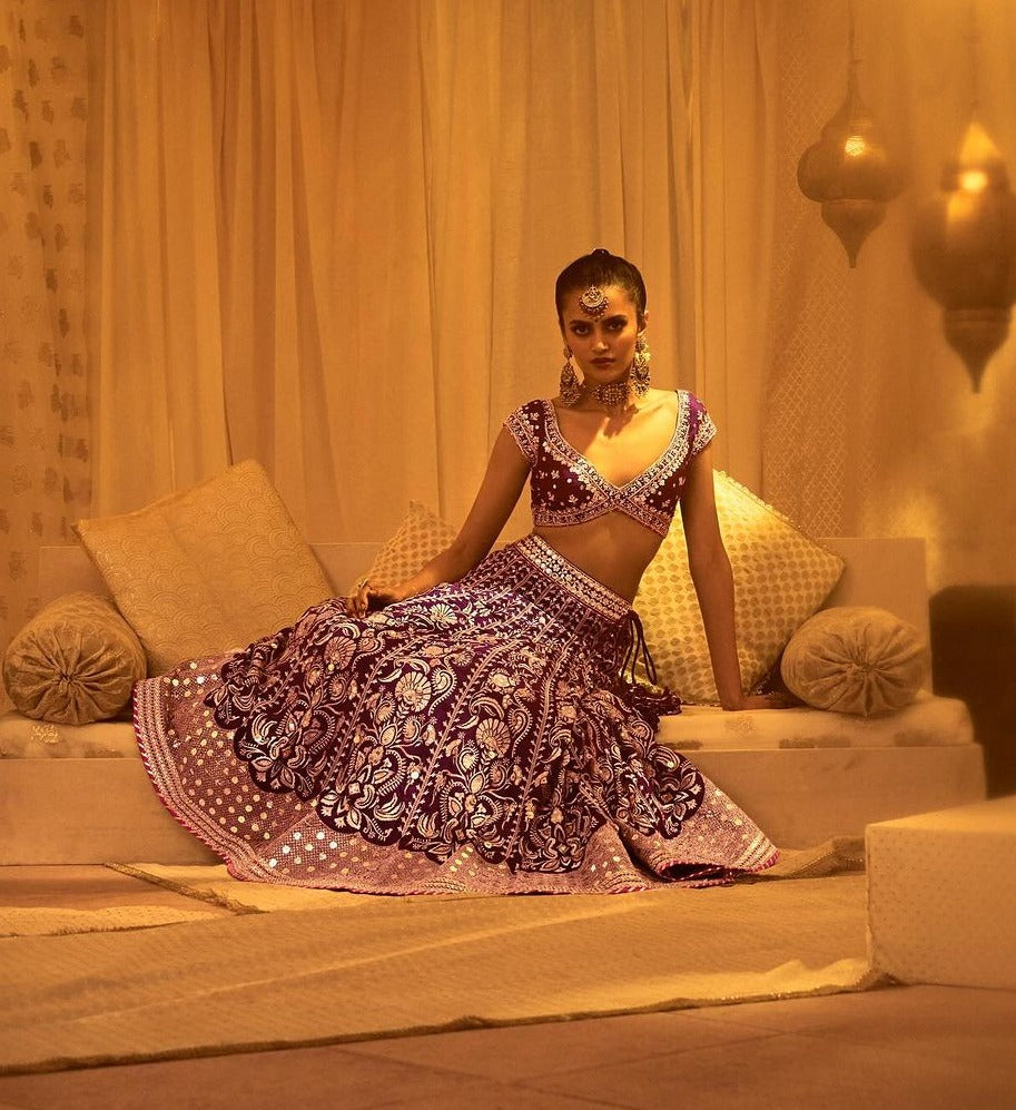 Tamanna in Sacchi Lehenga Set