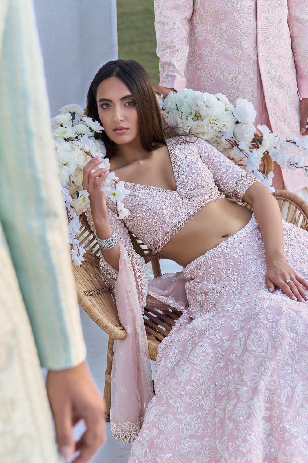 Blush Pearl Lehenga Set