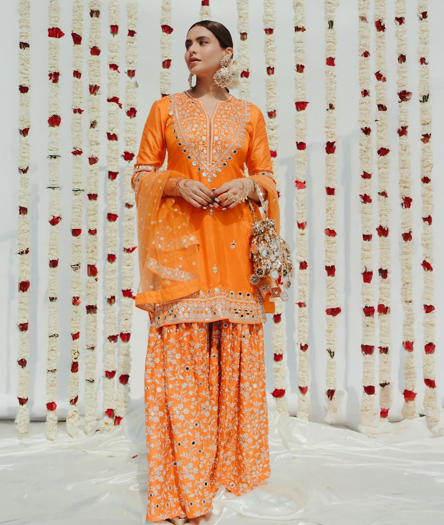 Aadhira Sharara Set -Aamna Sharif - Ready To Ship