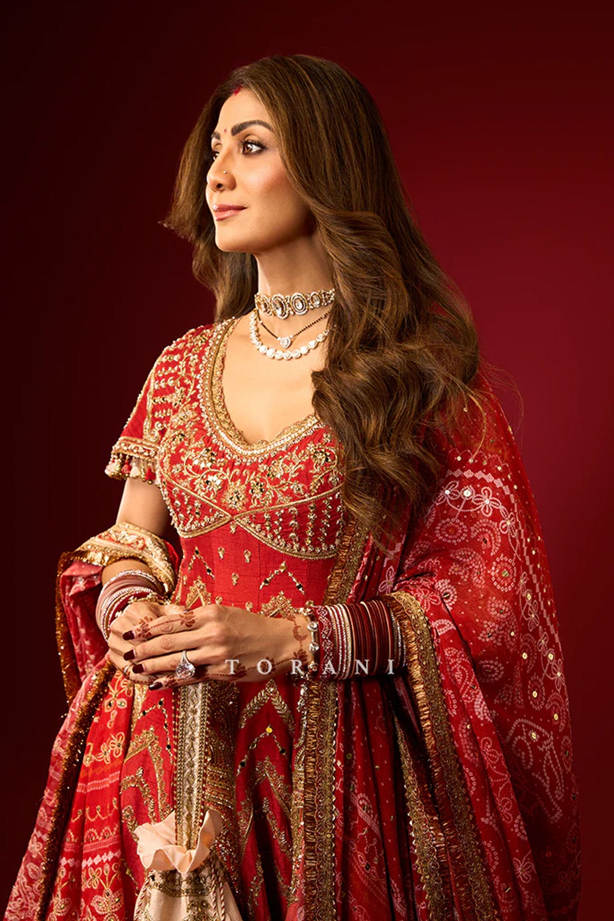 Shilpa Shetty in our Zehra Mahtabe Fareedan Gharara Set