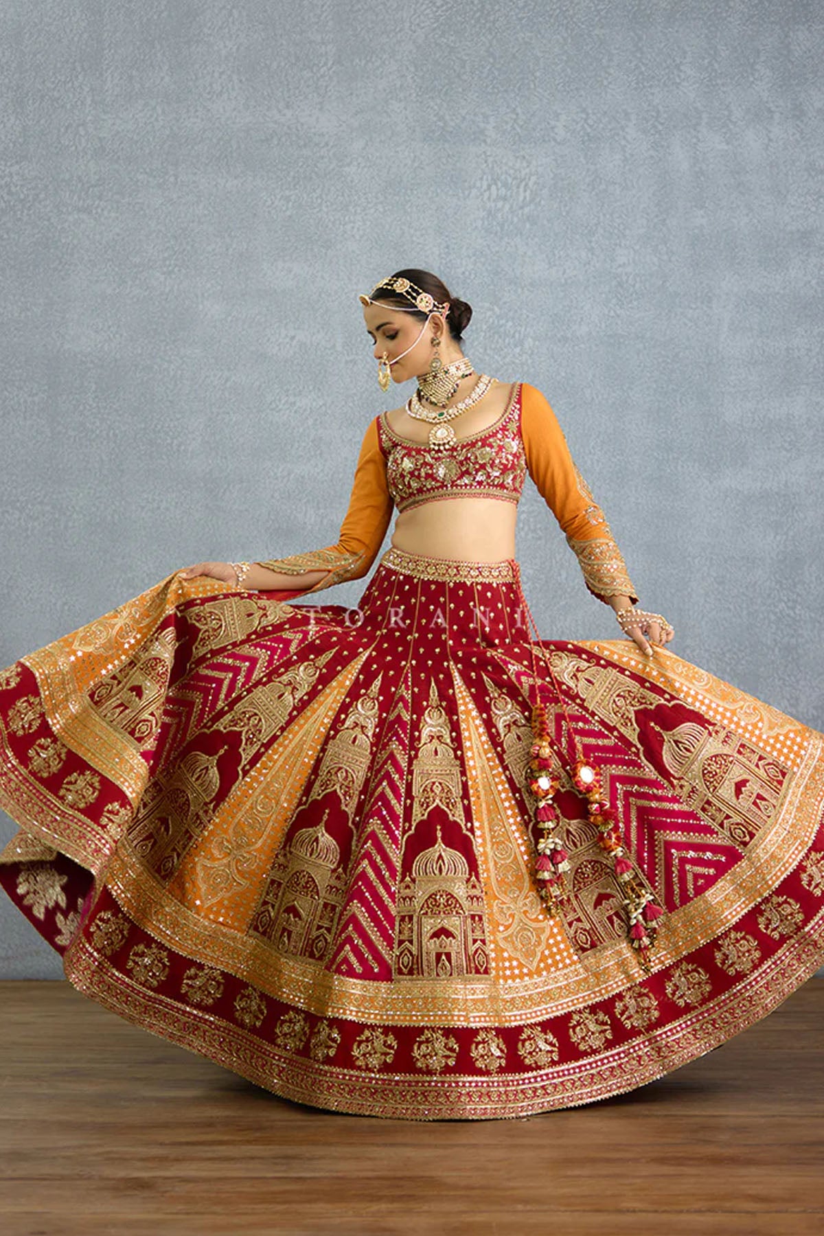 Zehra Zafrani Misba Lehenga Set
