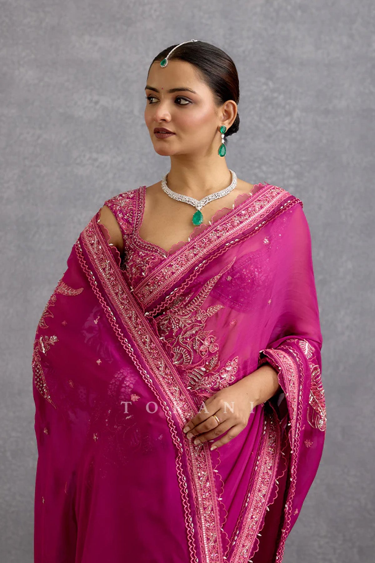 Padmaraga Vihana Saree